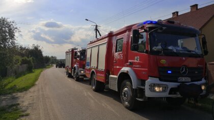 Ostrów Mazowiecka - Ochotnicza Straż Pożarna w Zarębach Kościelnych została zady