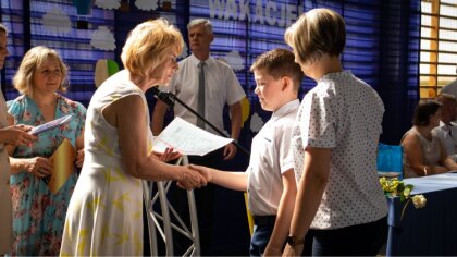 Ostrów Mazowiecka - Uczniowie klas Szkoły Podstawowej nr 2 w Ostrowi Mazowieckie