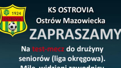 Ostrów Mazowiecka - Na 18 lipca szkoleniowiec Ostrovii Ostrów Mazowiecka zaplano