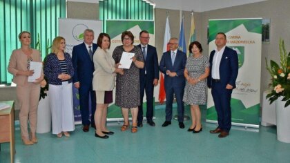 Ostrów Mazowiecka - Wójt gminy Andrzejewo podpisał umowę z Wojewódzkim Funduszem