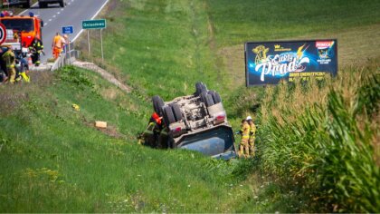 Ostrów Mazowiecka - W Gniazdowie doszło do zdarzenia drogowego, w wyniku którego