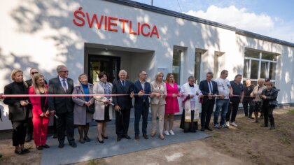 Ostrów Mazowiecka - Świetlica w Zakrzewie-Kopijkach została oficjalnie otwarta. 