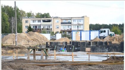 Ostrów Mazowiecka - W Małkini Górnej powstaje inwestycja w postaci budynku komun