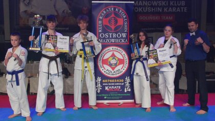 Ostrów Mazowiecka - 22 października rozegrany został bardzo dobry turniej karate
