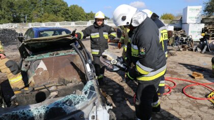 Ostrów Mazowiecka - Ochotnicza Straż Pożarna z Małkini Górnej uczestniczyła w ćw