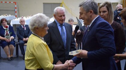 Ostrów Mazowiecka - Gmina Wąsewo zorganizowała uroczystość Złotych, Diamentowych