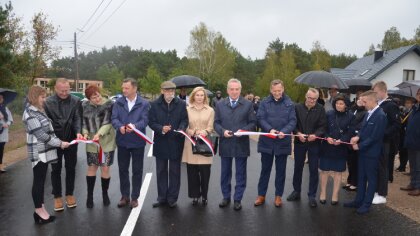 Ostrów Mazowiecka - Odbyło się uroczyste oddanie do użytkowania odcinka drogi po