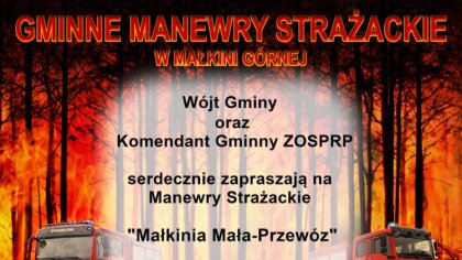 Ostrów Mazowiecka - Wójt gminy Małkinia Górna wraz z Komendantem Gminnym ZOSPRP 