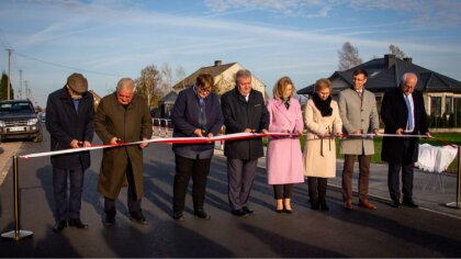 Ostrów Mazowiecka - Uroczyste otwarcie drogi powiatowej nr 2657W Brok - Stare Ka