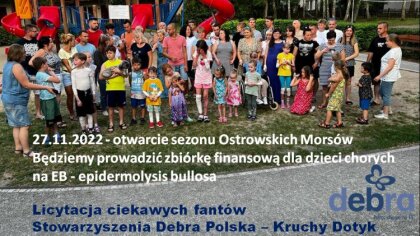 Ostrów Mazowiecka - Stowarzyszenie Debra Polska - Kruchy Dotyk będzie prowadziło
