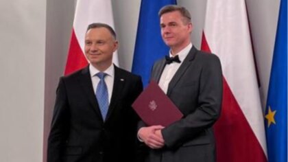 Ostrów Mazowiecka - W Pałacu Prezydenckim miała miejsce wielka uroczystość, któr