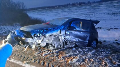 Ostrów Mazowiecka - Do zdarzenia doszło w miejscowości Rogowo-Folwark, gdzie kie
