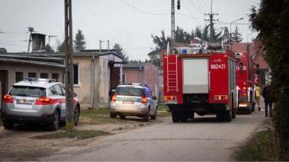 Ostrów Mazowiecka - Cztery zastępy straży pożarnej interweniowały do pożaru przy