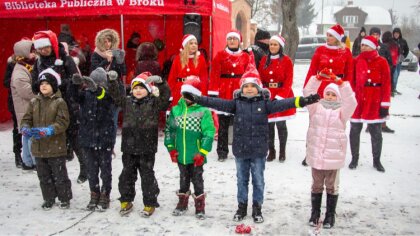Ostrów Mazowiecka - W gminie Brok pojawił się gość specjalny, którym okazał się 