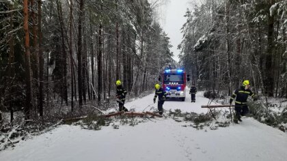Ostrów Mazowiecka - Pogoda daje się we znaki, przez które stwarza duże niebezpie