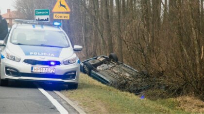 Ostrów Mazowiecka - Na terenie gminy Brok doszło do poważnego zdarzenia drogoweg