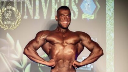 Ostrów Mazowiecka - Mateusz Rybak przygodę z kulturystyką rozpoczął osiem lat te