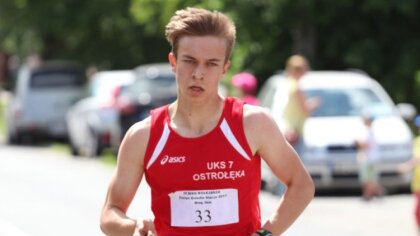 Ostrów Mazowiecka - Karol Rogoziński to reprezentant klubu UKS Siódemka Ostrołęk