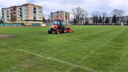 Ostrów Mazowiecka - Na Stadionie Miejskim przy ul. Warchalskiego w ostatnim czas