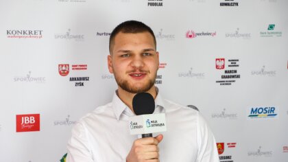 Ostrów Mazowiecka - Karol Bieńkowski reprezentujący barwy klubu UMKS Victoria Os
