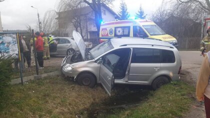 Ostrów Mazowiecka - Na terenie gminy Andrzejewo doszło do poważnego zdarzenia dr