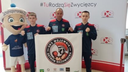 Ostrów Mazowiecka - Zawodnicy klubu bokserskiego UKS Wojownik Ostrów Mazowiecka: