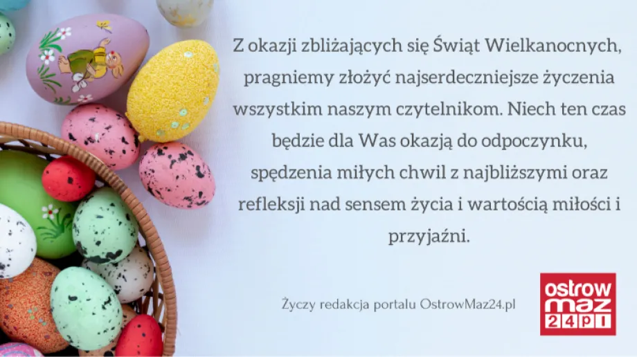 Z okazji zbliżających się Świąt Wielkanocnych, pragniemy złożyć najserdeczniejsze życzenia wszystkim naszym czytelnikom. Niech ten czas b?