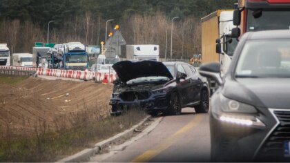 Ostrów Mazowiecka - Na drodze S8 w kierunku Białegostoku doszło do zdarzenia dro
