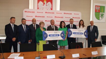 Ostrów Mazowiecka - W Starostwie Powiatowym w Ostrowi Mazowieckiej podpisano umo