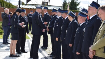 Ostrów Mazowiecka - Uroczystość obchodów Gminnego Dnia Strażaka odbyła się w gmi