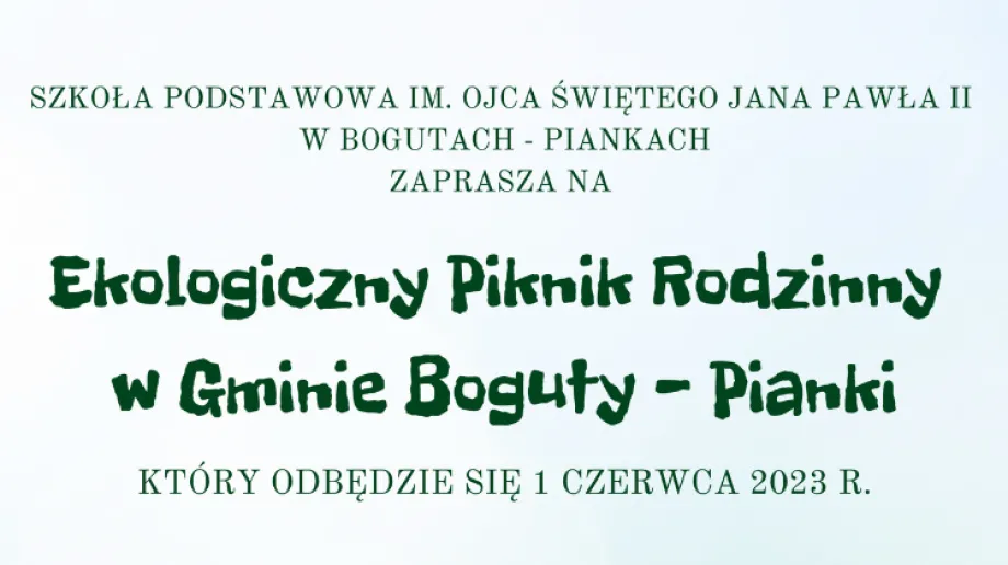 Fot. Szkoła Podstawowa w Bogutach-Piankach