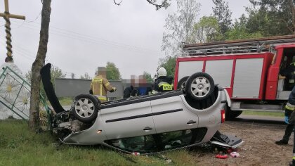 Ostrów Mazowiecka - W poniedziałek wieczorem w miejscowości Jelenie doszło do po