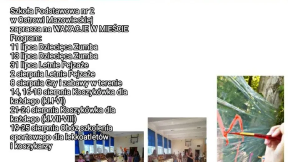 Fot. SP im. Jana Pawła II - Papieża Polaka w Ostrowi Mazowieckiej