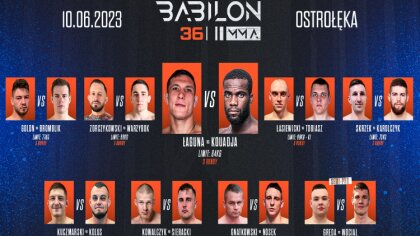 Ostrów Mazowiecka - W najbliższą sobotę w Ostrołęce odbędzie się Babilon MMA 36.