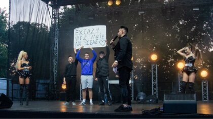 Ostrów Mazowiecka - Podczas drugiego dnia 19. Dni Ostrowi Mazowieckiej, scena na