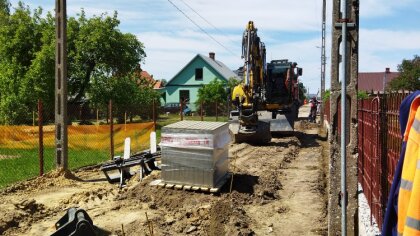 Ostrów Mazowiecka - Rozpoczęła się przebudowa ulicy Spokojnej w Ostrowi Mazowiec