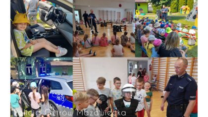 Ostrów Mazowiecka - Funkcjonariusze Komendy Powiatowej Policji w Ostrowi Mazowie