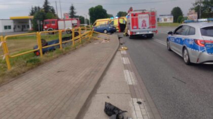 Ostrów Mazowiecka - Do groźnie wyglądającego zdarzenia doszło w czwartek 20 lipc