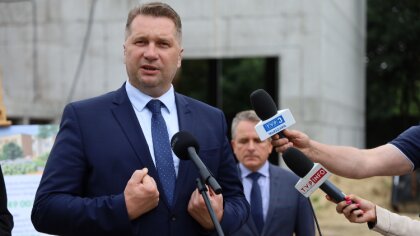 Ostrów Mazowiecka - Minister Edukacji i Nauki prof. Przemysław Czarnek odwiedził