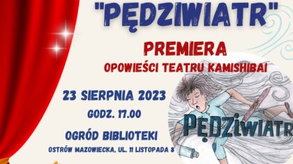 Ostrów Mazowiecka - W bibliotecznym ogrodzie odbędzie się premiera opowieści pap