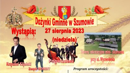 Ostrów Mazowiecka - Urząd Gminy w Szumowie zaprasza do udziału w Dożynkach Gminn