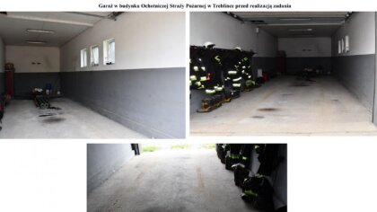 Ostrów Mazowiecka - Gmina Małkinia Górna zakończyła remont garażu w budynku Ocho