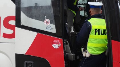 Ostrów Mazowiecka - Funkcjonariusze Komendy Powiatowej Policji w Ostrowi Mazowie