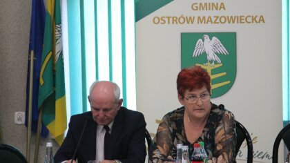 Ostrów Mazowiecka - W piątek 29 września odbyła się XLV Rada Gminy Ostrów Mazowi