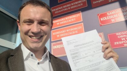Ostrów Mazowiecka - Siedlce, 1 września 2023 r. Konfederacja jako pierwsza spośr