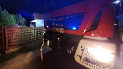 Ostrów Mazowiecka - W piątek 1 września o godz. 20.40 straż pożarna otrzymała zg