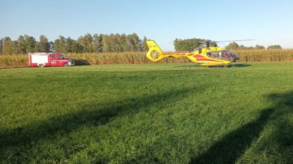 Ostrów Mazowiecka - W sobotę 16 września o godz. 16.59 jednostka KSRG OSP Andrze