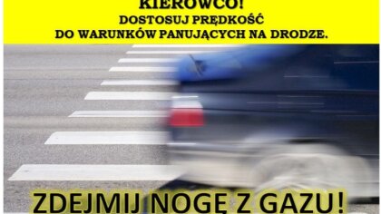 Ostrów Mazowiecka - Jesienna aura nie zawsze sprzyja kierowcom. Zmienne warunki 