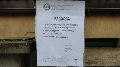 Ostrów Mazowiecka - Zakład Gospodarki Komunalnej w Ostrowi Mazowieckiej poinform