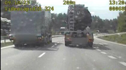 Ostrów Mazowiecka - Od 1 lipca tego roku obowiązuje zakaz wyprzedzania ciężarówe